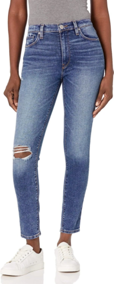 Pre-owned Hudson Women's Barbara High Rise, Super Skinny Ankle Jean In Hold Tight