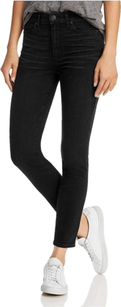 Pre-owned Paige Women's Hoxton Ankle Skinny Jeans In Black Willow