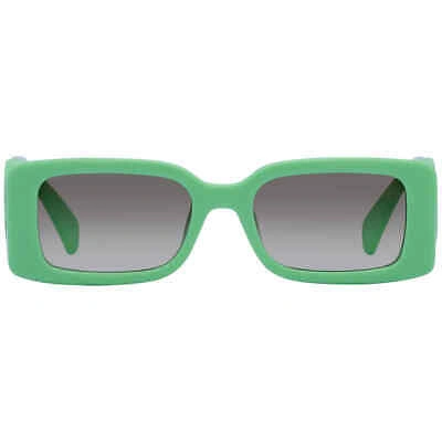 Pre-owned Gucci Gradient Green Rectangular Ladies Sunglasses Gg1325s 004 54 Gg1325s 004 54