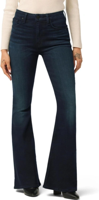Pre-owned Hudson Women's Holly High Rise, Petite, Flare Jean In Tourmaline