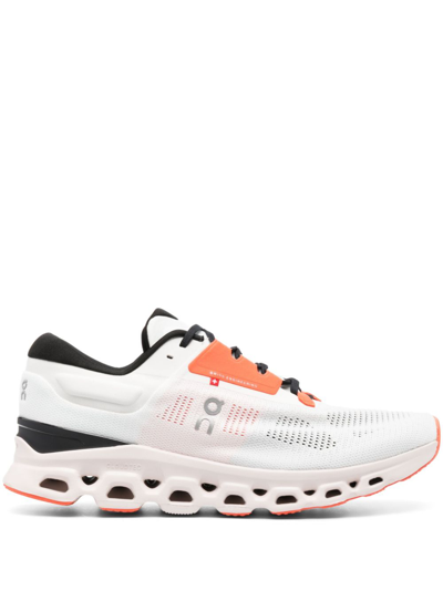 ON RUNNING WHITE ON CLOUDSTRATUS 3.0 RUNNING SNEAKERS