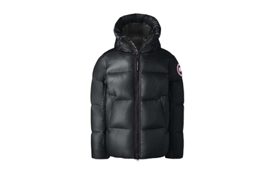 Pre-owned Canada Goose Crofton Puffer Jacket Black