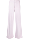 FORTE FORTE HIGH-WAISTED COTTON PALAZZO PANTS