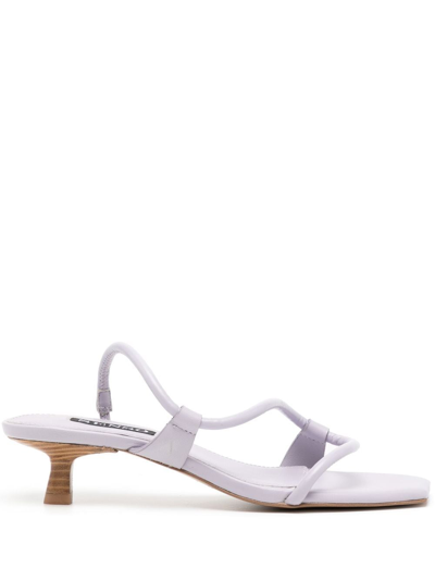 Senso Teyana Kitten Heel Sandals In Purple