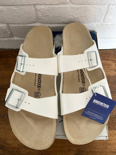 Pre-owned Birkenstock New Shoes Size.48 In White