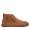 Clarks Timeless Suede Boots In Brown