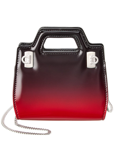 Ferragamo Salvatore  Wanda Micro Shoulder Bag In Red
