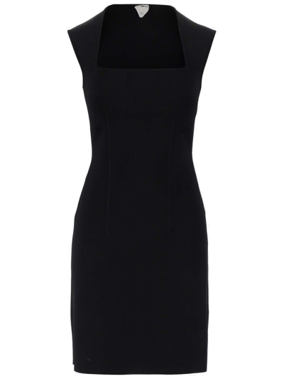 Bottega Veneta Compact Dress In Black