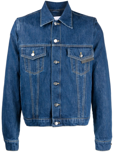 Bianca Saunders Lexxus 23 Denim Jacket In Blue