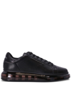 Karl Lagerfeld Kapri Kushion Lace Lthr In Black