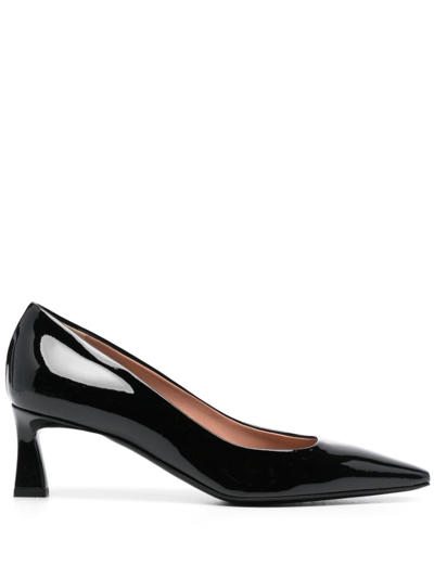 Pollini Sissi 55mm Patent Leather Pumps In Black