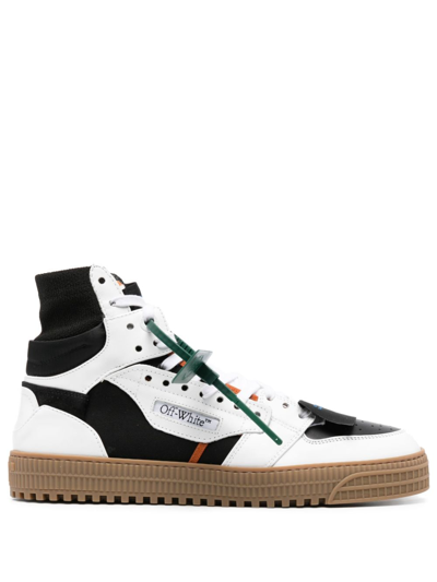 Off-white 3.0 Off Court Calf Leather Black White In White Black