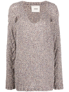 AERON COLWELL MÉLANGE KNITTED JUMPER
