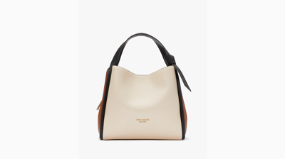 Kate Spade Knott Colorblocked Medium Crossbody Tote In Allspice Cake