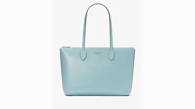 Kate Spade Bleecker Large Zip-top Tote In Aegean Teal