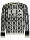 C.P. COMPANY C.P. COMPANY WOOL JACQUARD LOGO SWEATER