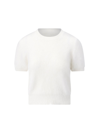 Maison Margiela Knitted Top In White