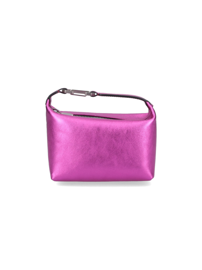 Eéra Metallic-finish Tote Bag In Purple