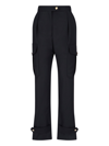 Alexander Mcqueen Military Trousers In Black  