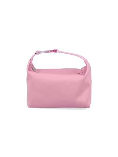 Eéra Moon Satin Tote Bag In Pink