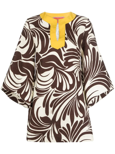 La Doublej The Kaftan Mini In Multi