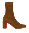 CHRISTIAN LOUBOUTIN STRETCHADOXA SUEDE ANKLE BOOTS 70
