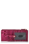 Brahmin 'melbourne' Credit Card Wallet In Pomegranate