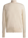 Bally Crest-logo Roll-neck Jumper In Nude