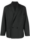 LEMAIRE DOUBLE-BREASTED COTTON-BLEND BLAZER