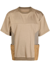 WHITE MOUNTAINEERING SIDE-POCKETS CREW-NECK T-SHIRT