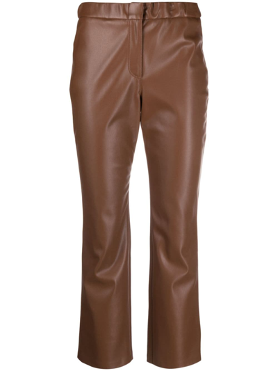 Semicouture Blossom Trousers In Camel