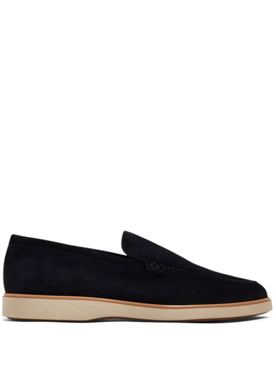 Magnanni Lourenco Suede Loafers In Blau