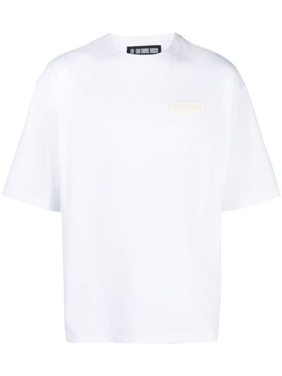 Lgn Louis Gabriel Nouchi Logo-patch Crew-neck T-shirt In White