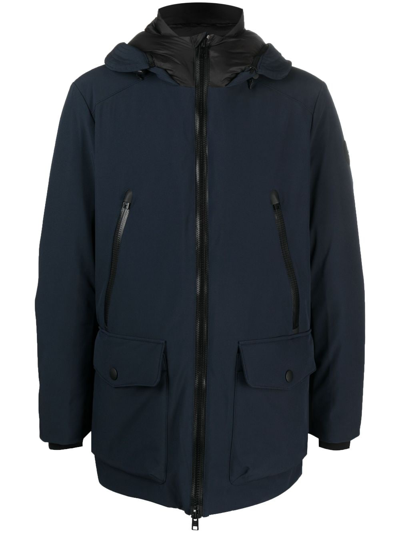 Woolrich Soft Shell Blue Parka