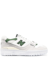 New Balance Wmns 550 Sneakers Sea Salt / Green In Weiss