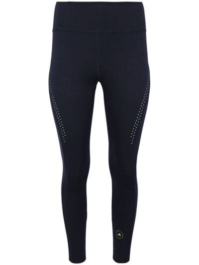 Adidas By Stella Mccartney Optime Training Leggings In Blau