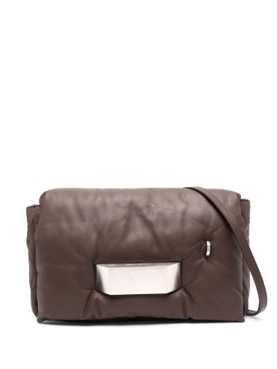 Rick Owens Big Pillow Griffin Kuriertasche In Brown