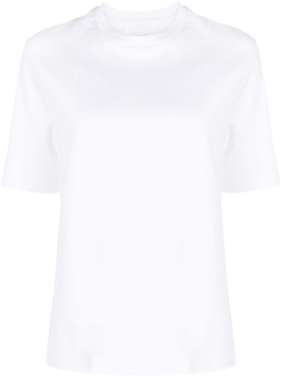 Jil Sander Crewneck Cotton T-shirt In White