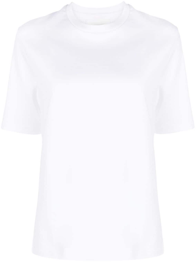 Jil Sander Logo-print Cotton T-shirt In Beige