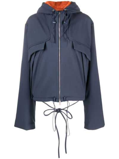 Ottolinger Hooded Jacket In Blue