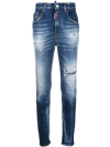 DSQUARED2 SUPER TWINKY DISTRESSED SKINNY JEANS