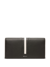 BALLY RIBBON CONTINENTAL LEATHER WALLET