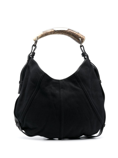 Pre-owned Saint Laurent 1990s Mombasa Handbag In Black