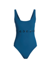 Karla Colletto Swim Women's Lucy One-piece Swimsuit In Mineral Blue