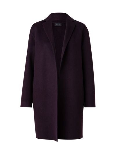 AKRIS WOMEN'S CASHMERE TWO-TONE COAT