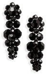 Simone Rocha Mini Cluster Earrings -  - Black