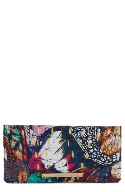 Brahmin Ady Croc Embossed Leather Wallet In Metamorphosis