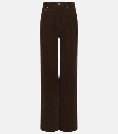 Citizens Of Humanity Wide-leg Corduroy Pants In Brown