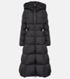 MONCLER FAUCON BELTED DOWN COAT