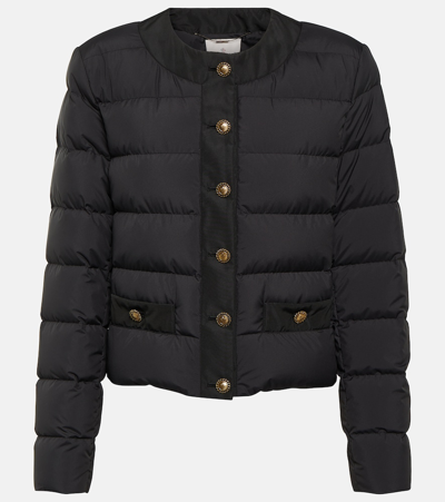 Moncler Salouen Button-front Quilted Jacket In Black